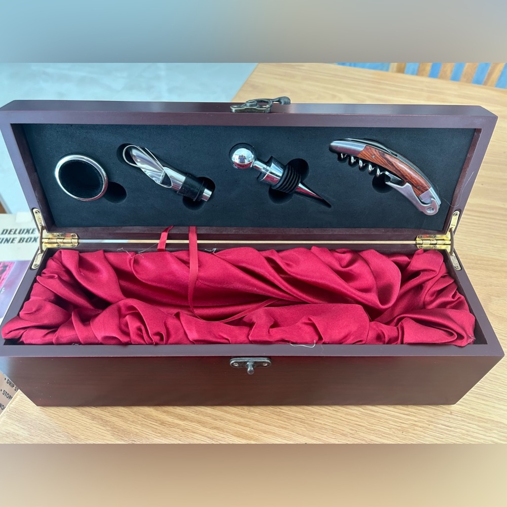 Rosewood Wine Box set